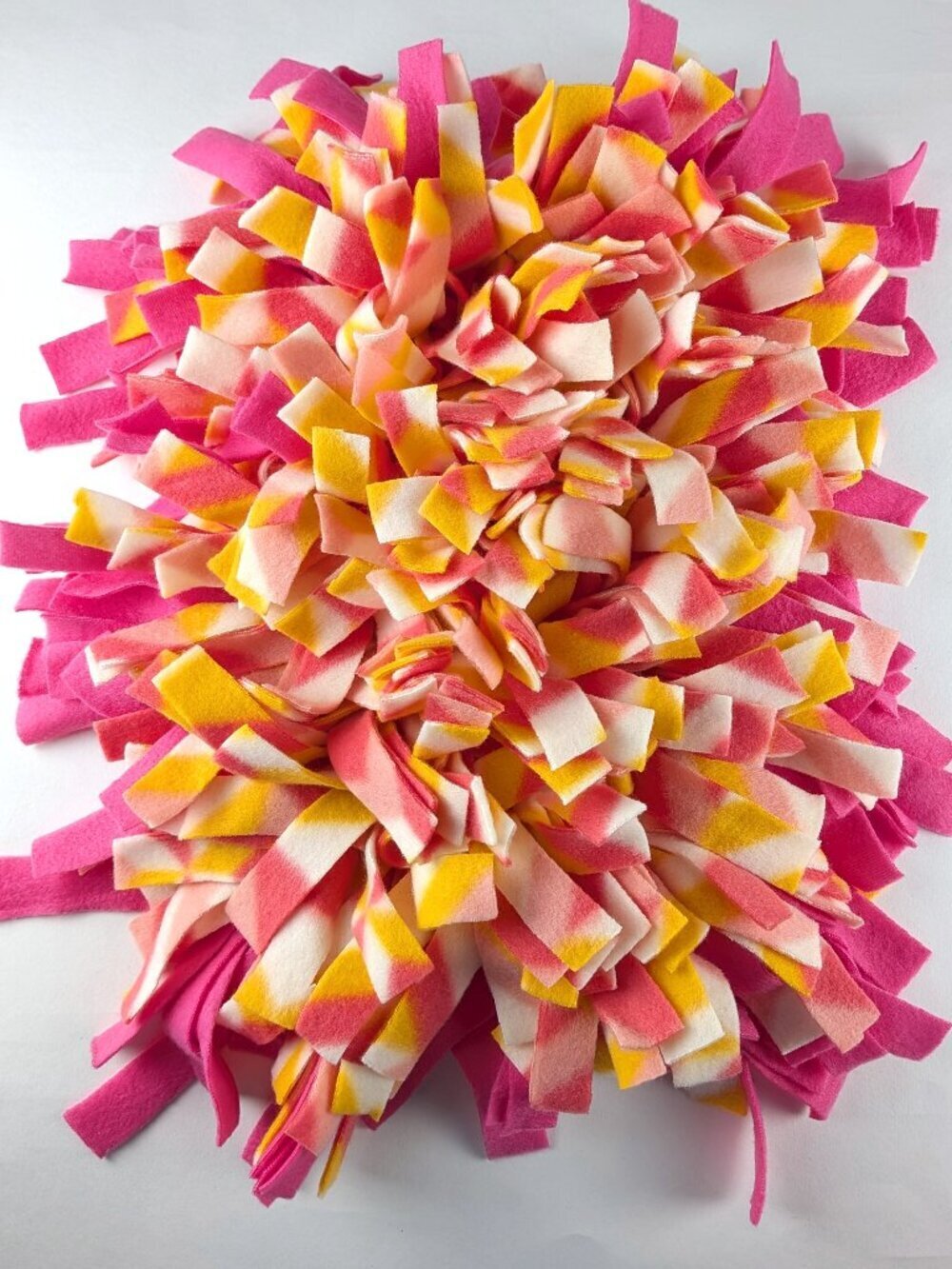 NEW Dog/Cat Snuffle Mat - Pink/Yellow #56